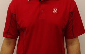 Mens Red Polo