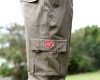 Cargo Pants With Red Shield